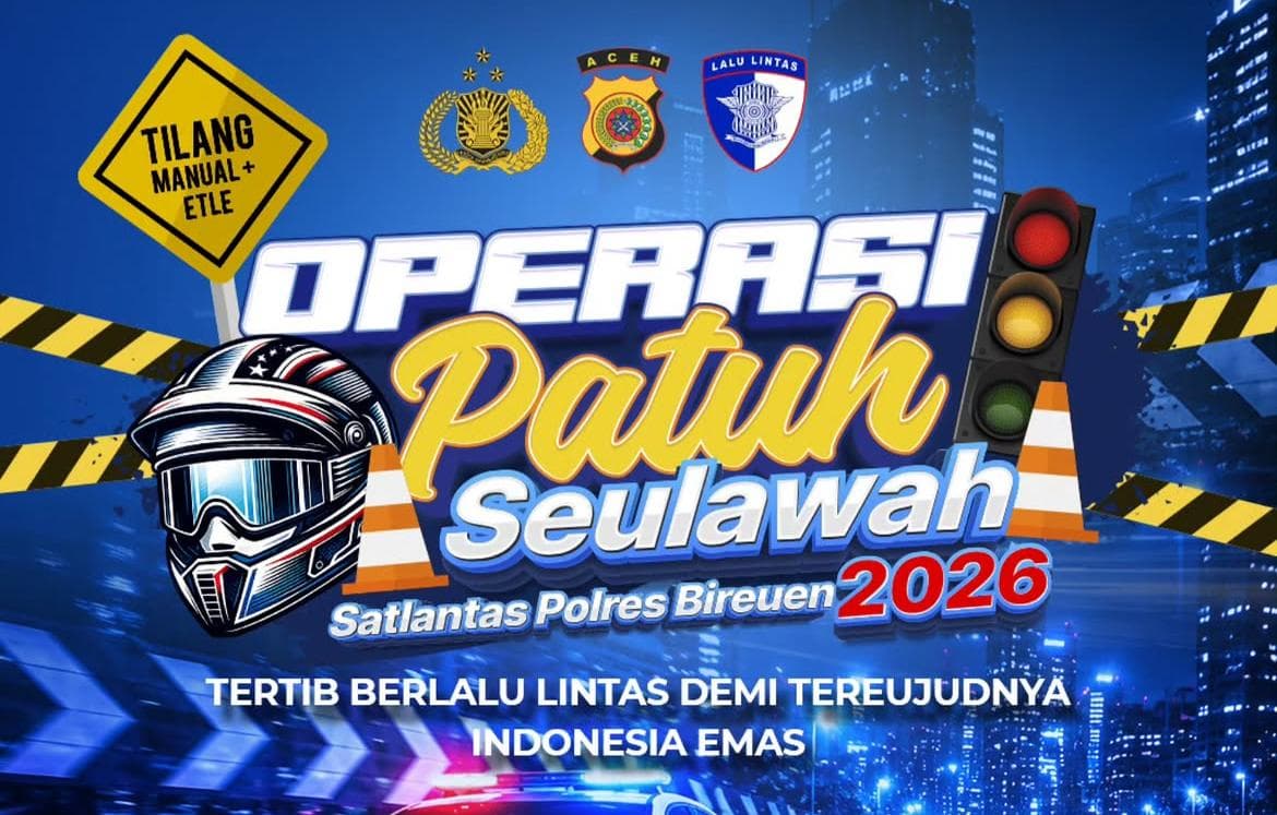 Balap Liar hingga Knalpot Brong Jadi Target Operasi Patuh Seulawah 2026