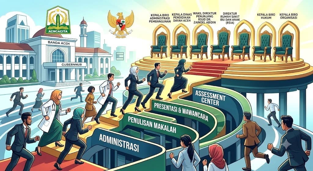 Bedah Peta Kekuatan 22 Kandidat JPTP Aceh: Tarung Bebas di “Dapur” Infrastruktur Hingga Pertarungan Petahana