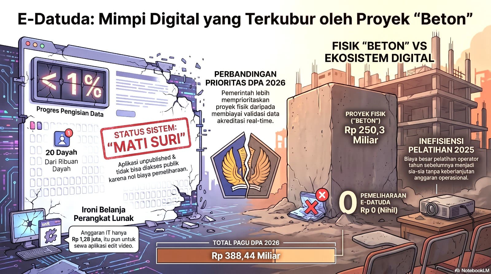 E-Datuda: Mimpi Digital Dayah yang Terkubur oleh Pelatihan Tanpa Keberlanjutan