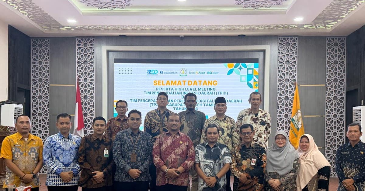 Ilustrasi pertemuan Tim Pengendalian Inflasi Daerah Aceh Tamiang