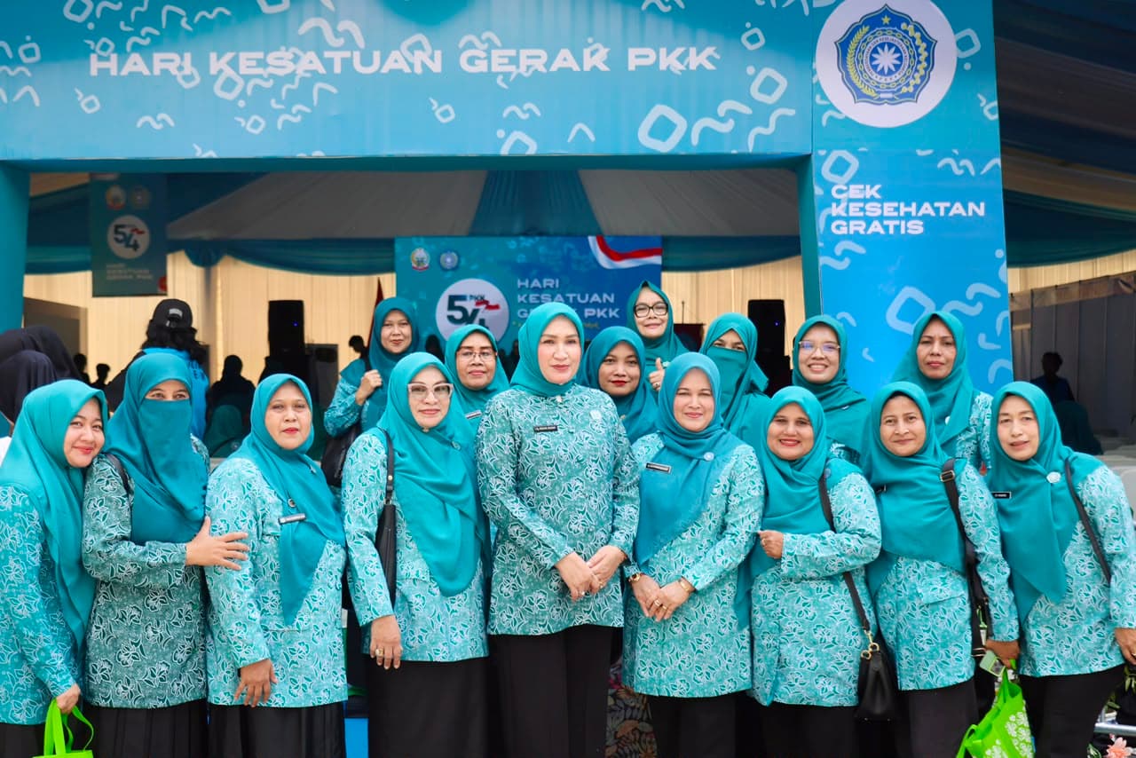 Ketua TP PKK Aceh Hadiri Pembukaan HKG PKK Nasional ke-54 dan HUT Dekranas ke-46