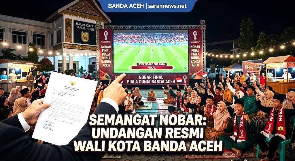 Semarak Final Piala Dunia 2026, Wali Kota Banda Aceh Gelar Nobar di Halaman Balai Kota