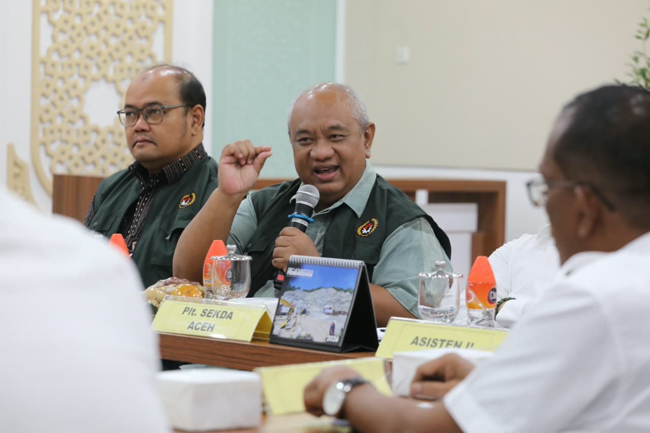 Antisipasi Curah Hujan Tinggi, Plt Sekda Aceh Dorong Percepatan Rehab-Rekon Pascabencana Hidrometeorologi