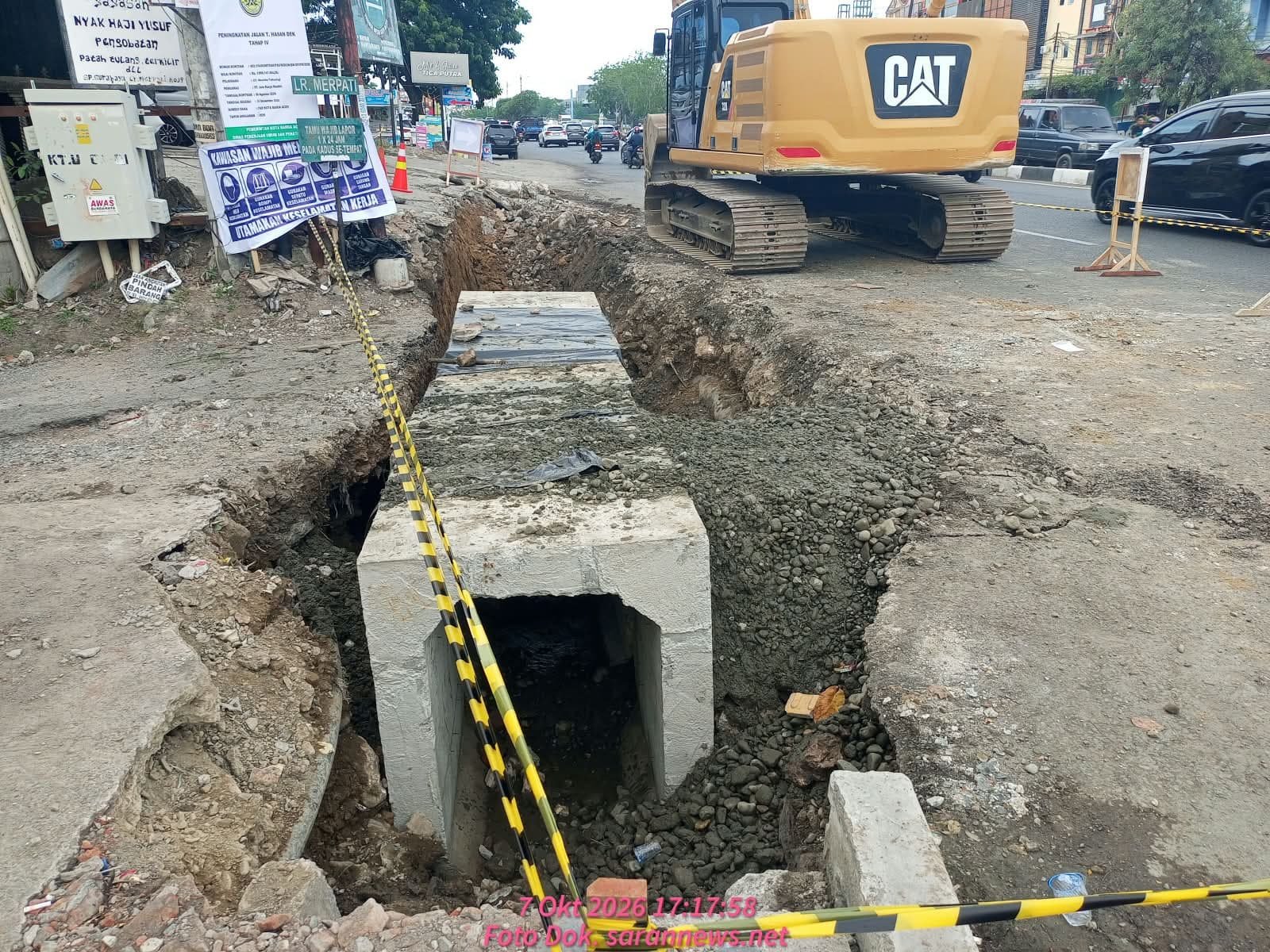 Proyek Peningkatan Jalan T. Hasan Dek Tahap IV Senilai Rp1,99 Miliar Mulai Dikerjakan Usai Sempat Ditender Ulang