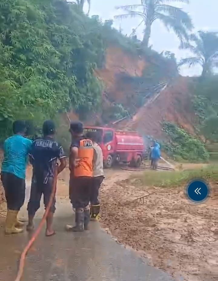 Longsor di Tiga Titik Gunung Pudung Aceh Selatan, BPBD Kerahkan Ekskavator dan Personel Gabungan