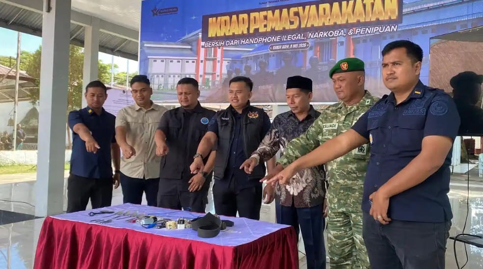 Rutan Kelas IIB Gelar Razia dan Tes Urine Wujudkan Zero Halinar