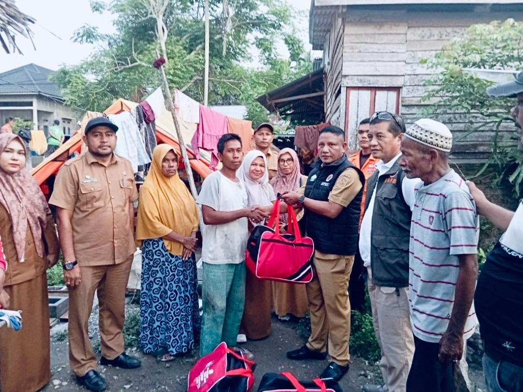 Korban Banjir di Juli Terima Bantuan Logistik dan Dukungan Moril