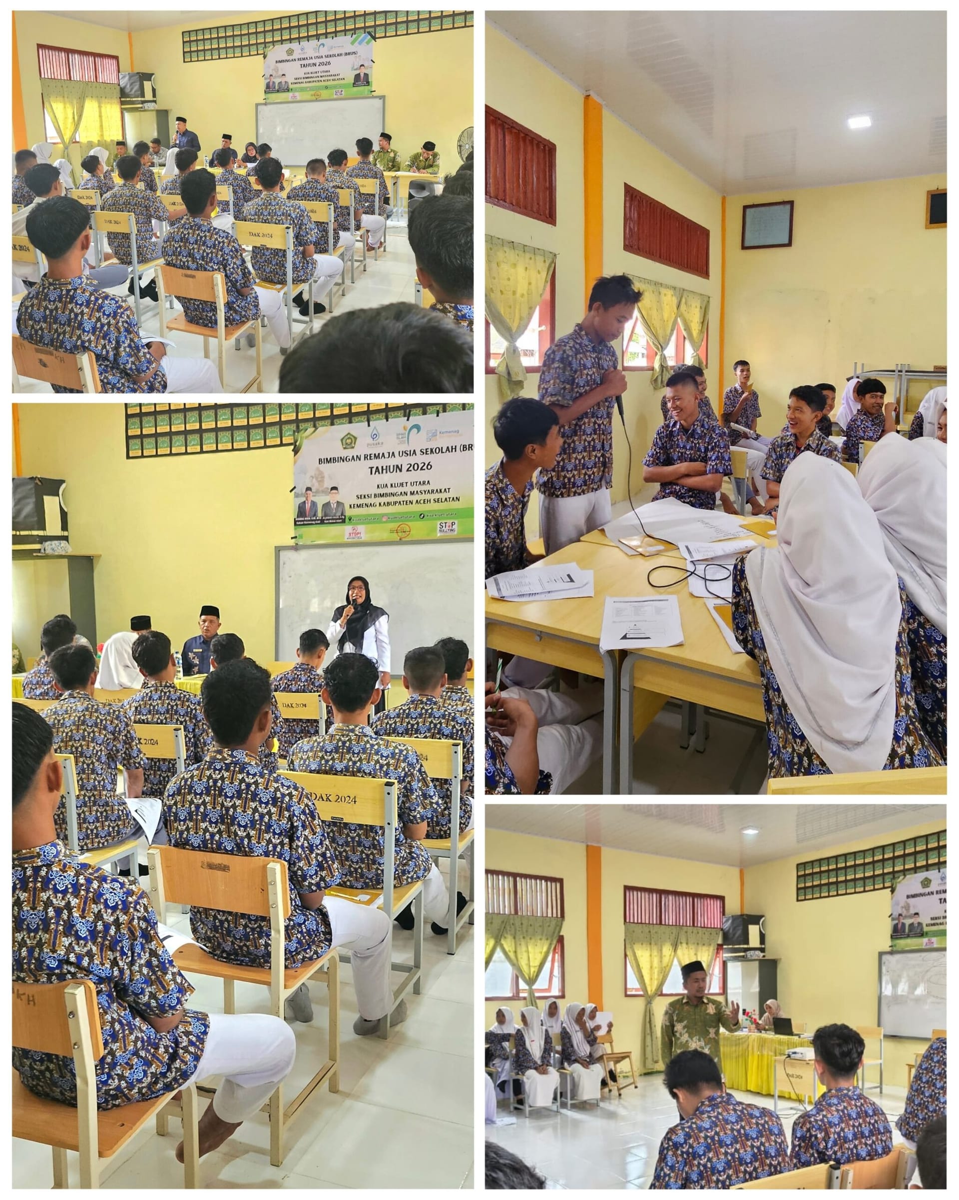 KUA Kluet Utara Gelar BRUS 2026 di SMAN 2 Kluet Utara, Tanamkan Nilai Remaja Qurani dan Pergaulan Sehat