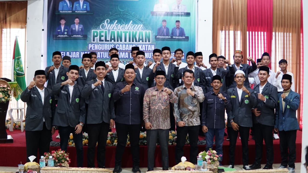PC IPNU Aceh Besar Siap Perkuat Gerakan Pelajar NU Setelah Resmi Dilantik di Gedung Dekranasda
