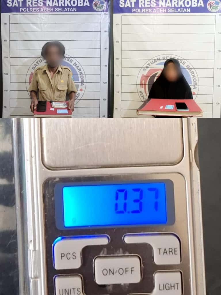 Kurir Dan Pemesan Narkoba Ditangkap Polres Aceh Selatan