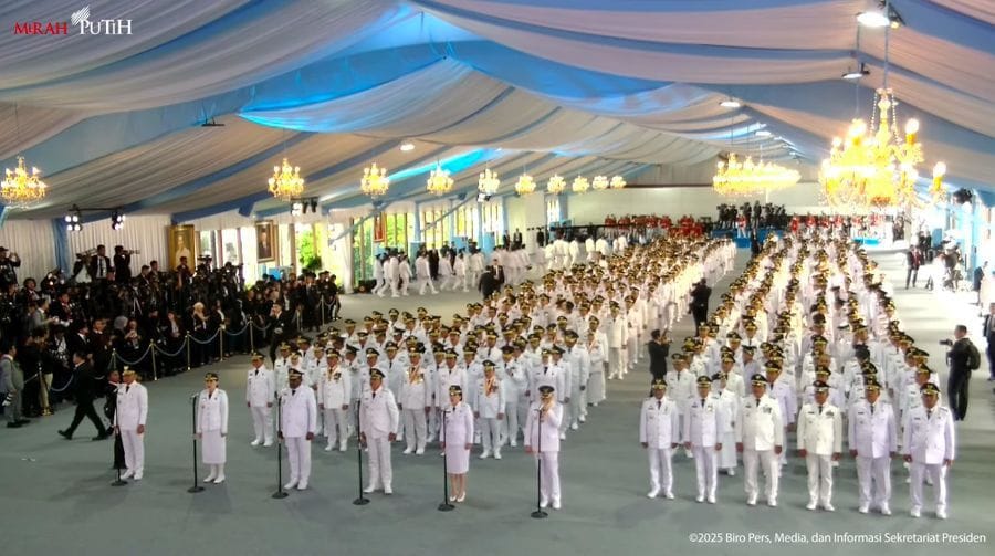 Prabowo Lantik Kepala dan Wakil Kepala Daerah Hasil Pilkada 2024, Berikut Daftar Nama dan Daerahnya