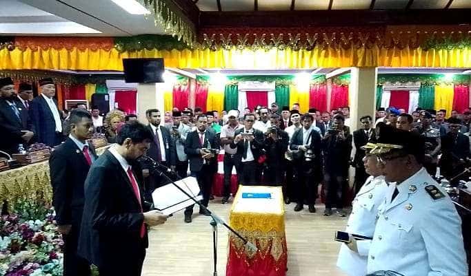 Dihari Yang Sama, Mualem Lantik Bupati Aceh Selatan, Aceh Utara Dan Walikota Lhokseumawe