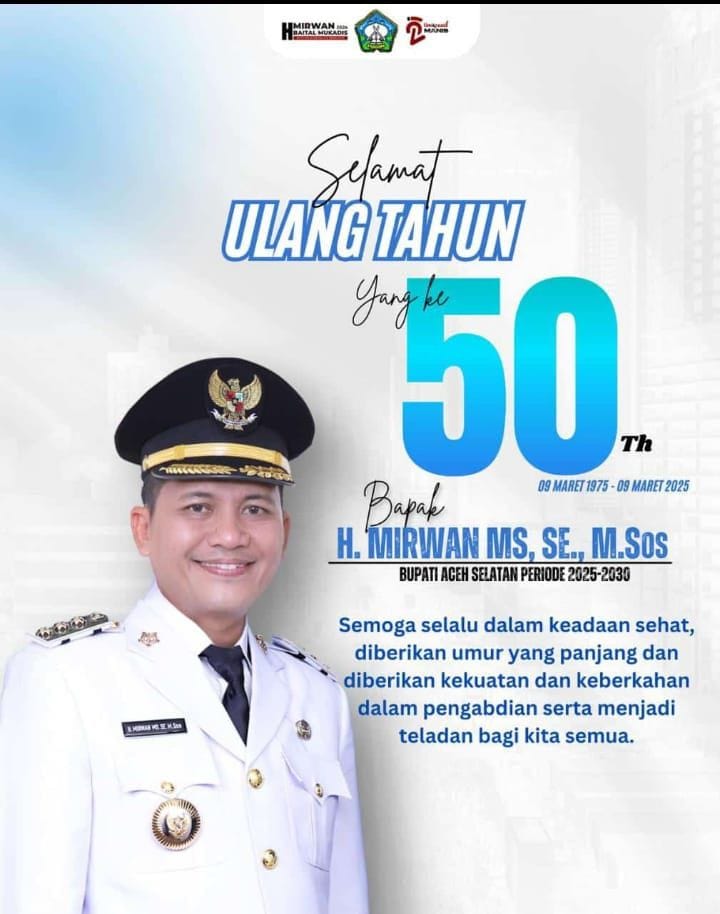 Selamat Milad Pak Bupati