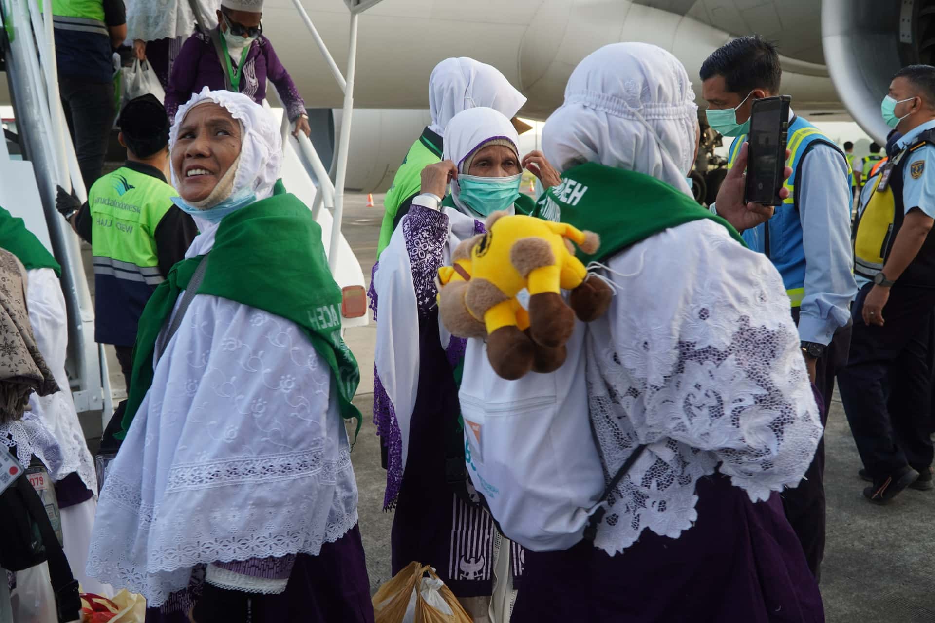 784 Jemaah Haji Aceh Sudah Pulang, Saran Masker dan Lapor Puskesmas