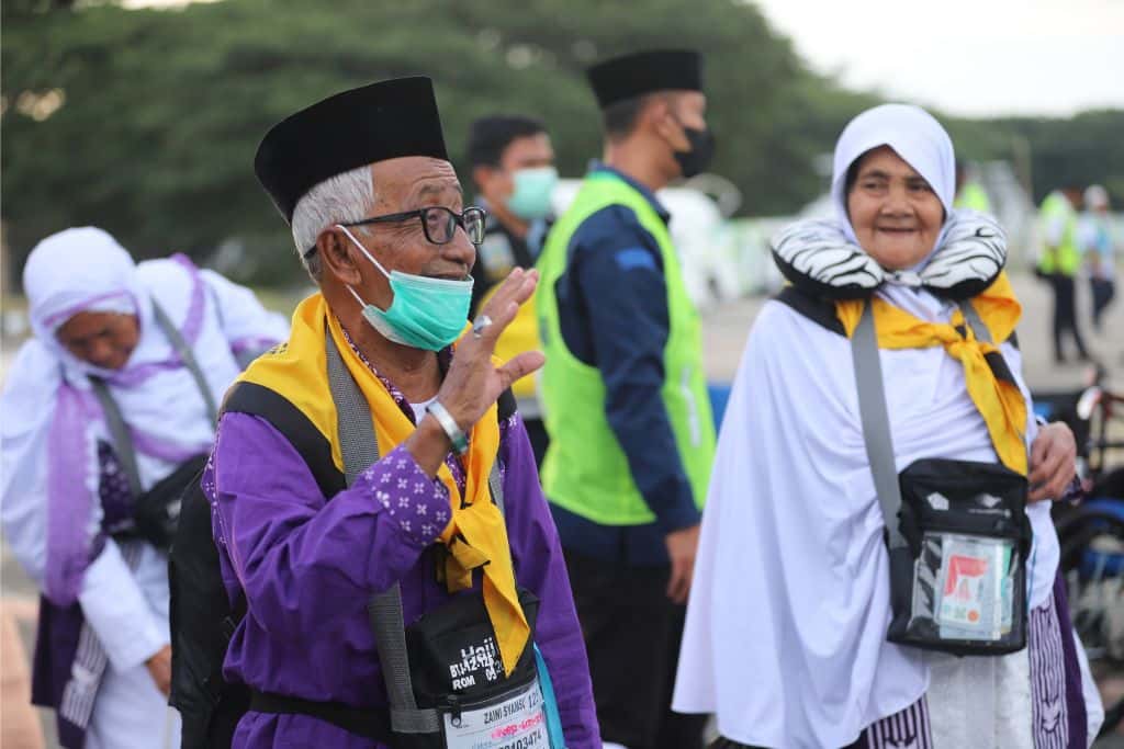 128 Jemaah Kloter Terakhir dari Aceh Mendarat di Bandara SIM Blang Bintang