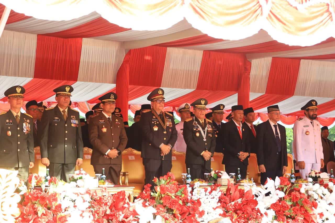 Kapolda Aceh Ikuti Upacara HUT ke-80 Kemerdekaan RI di Blang Padang