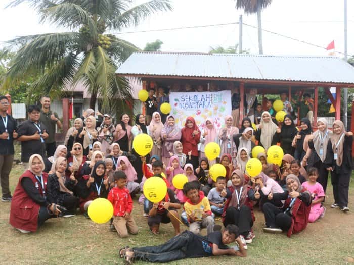 Tumbuhkan Minat Belajar Anak Desa, SAN Chapter Aceh Resmikan Sekolah Nusantara di Lambitra