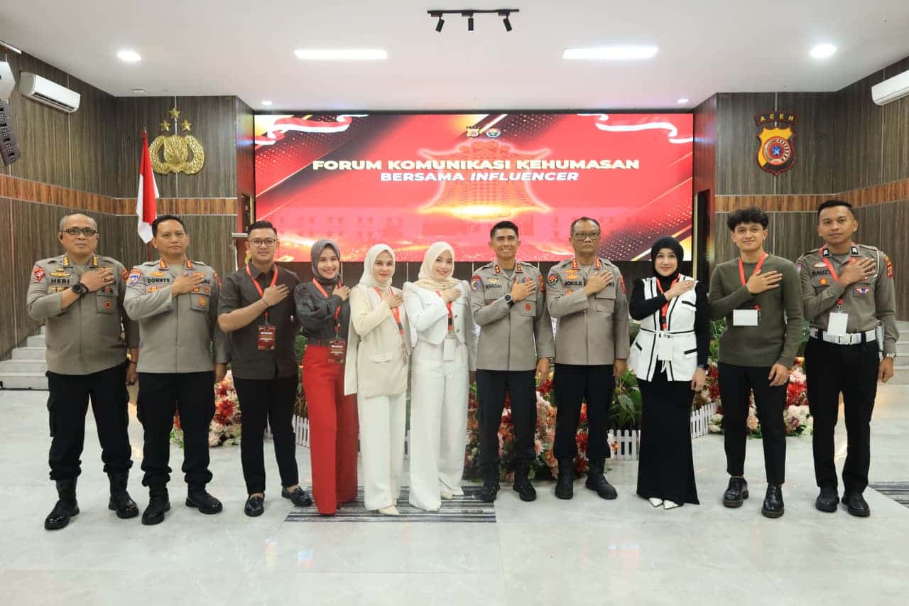 Kapolda Aceh Ajak Awak Media dan Influencer Bangun Narasi Positif Demi Kamtibmas yang Kondusif