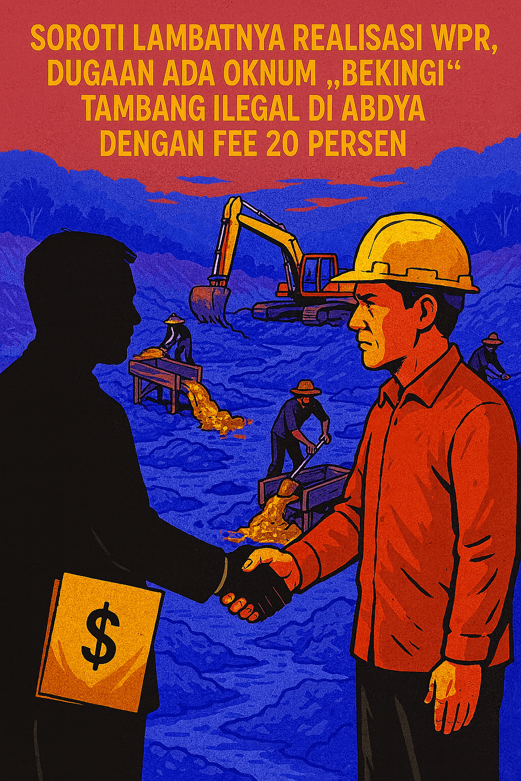 Soroti Lambatnya Realisasi WPR, FORMAKI Duga Ada Oknum “Bekingi” Tambang Ilegal di Abdya dengan Fee 20 Persen