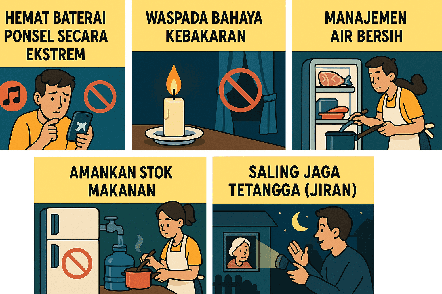 Darurat Listrik Pasca-Banjir Aceh, BNPB Sebut Perbaikan Butuh Waktu: Simak Tips Bertahan di Tengah Gelap dari SN