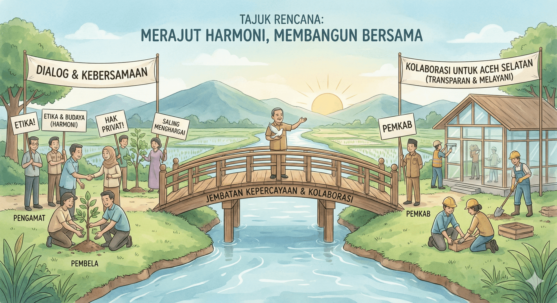 Mengakhiri Kegaduhan “Berbalas Pantun” di Aceh Selatan: Saatnya Pemkab Fokus Bekerja dan Transparan