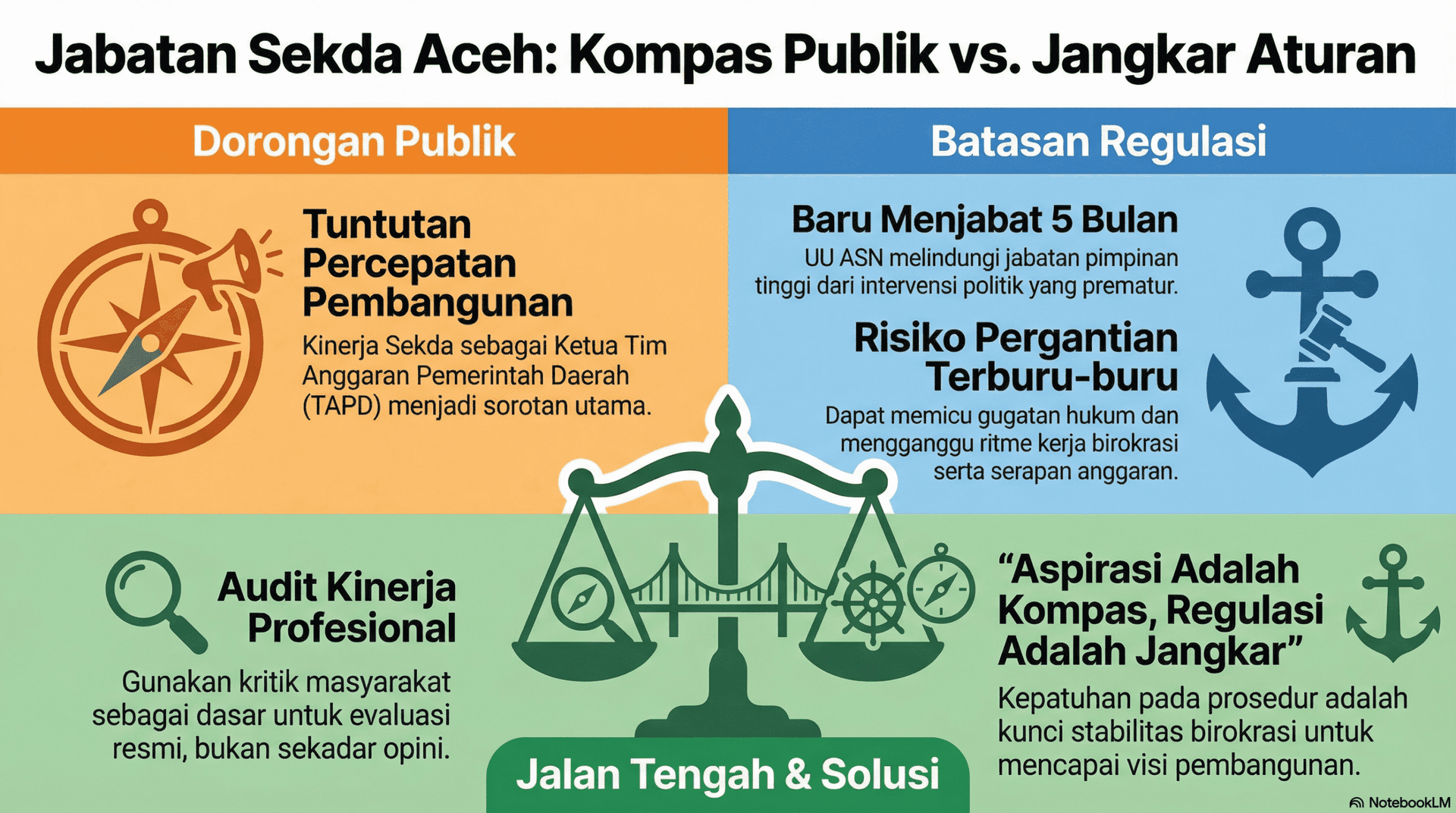 Menakar Dinamika Jabatan Sekda Aceh: Antara Ekspektasi Publik dan Koridor Hukum ASN