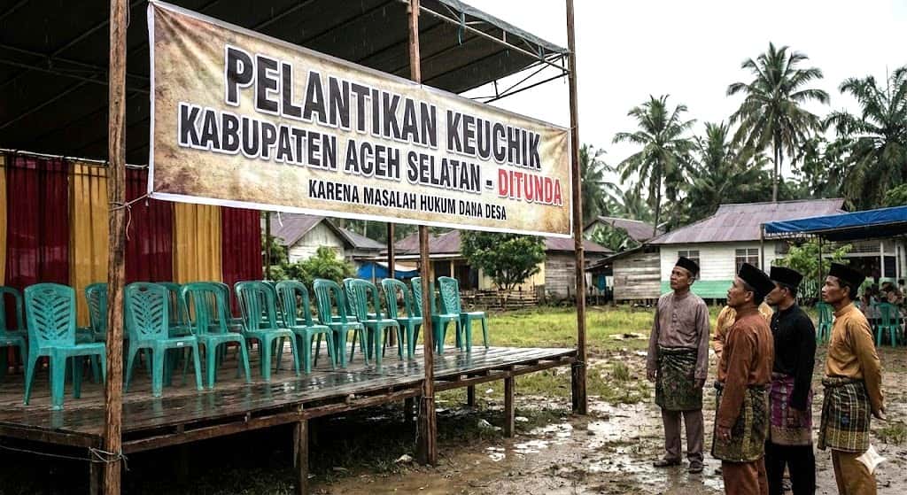 Pelantikan Keuchik Aceh Selatan Tertunda, Mencuat Isu Terganjal LPJ Dana Website Desa yang dalam Kasus Hukum