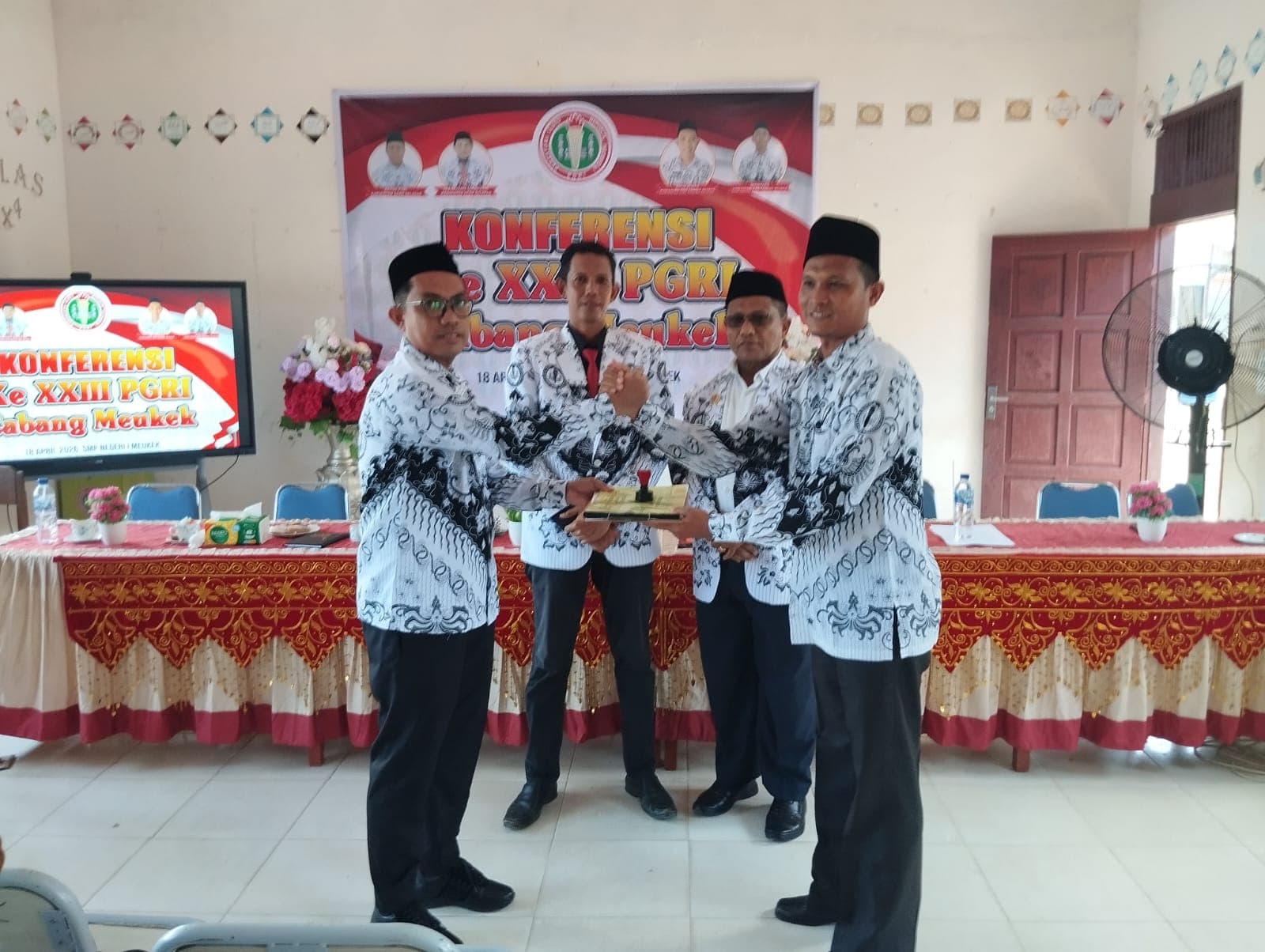 Heriyanda Fetra Terpilih Secara Aklamasi Pimpin PGRI Cabang Meukek