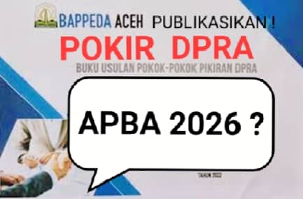 Bongkar Skandal Mafia Anggaran, Belanja Modal APBA dan Dana Pokir DPRA 2026 Disandera Praktik Ijon Proyek?