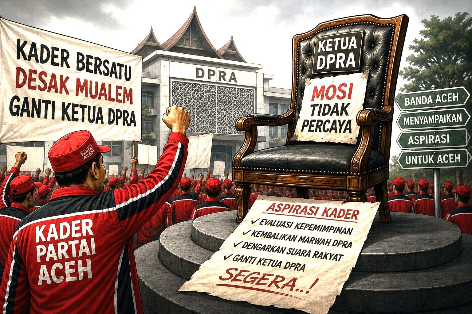 “Ketika Kader Mulai Bergerak: Alarm Serius untuk Kursi Ketua DPRA”