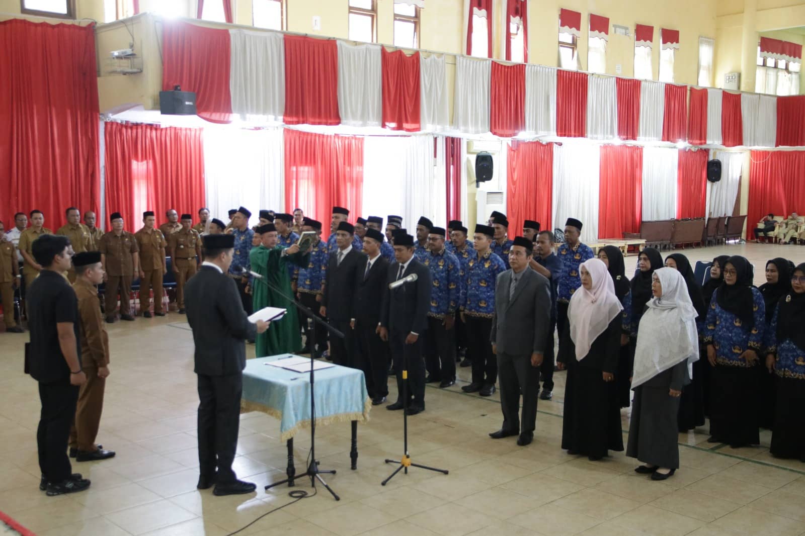 Lantik 57 Pejabat Bupati Aceh Selatan H. Mirwan MS, Rotasi Sejumlah Eselon III