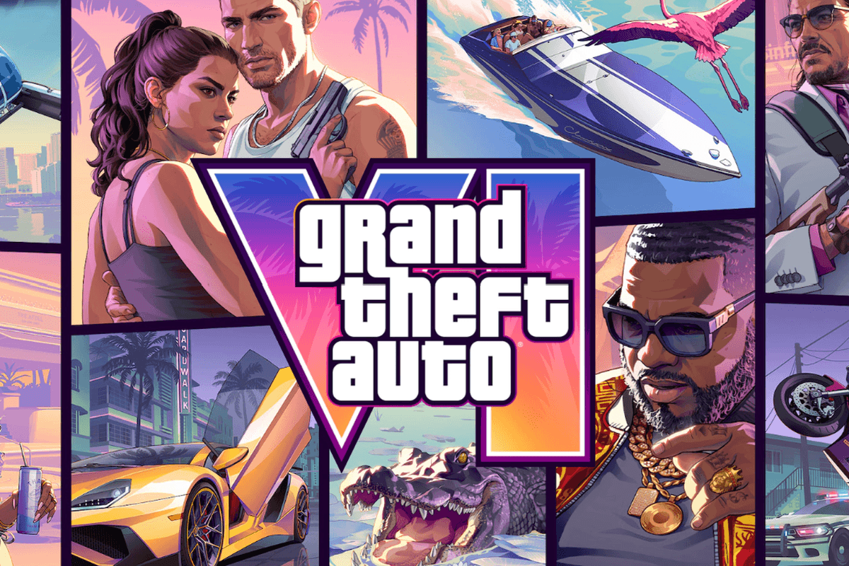 Ilustrasi sampul game Grand Theft Auto VI yang akan dibuka pre-order mulai 25 Juni 2026