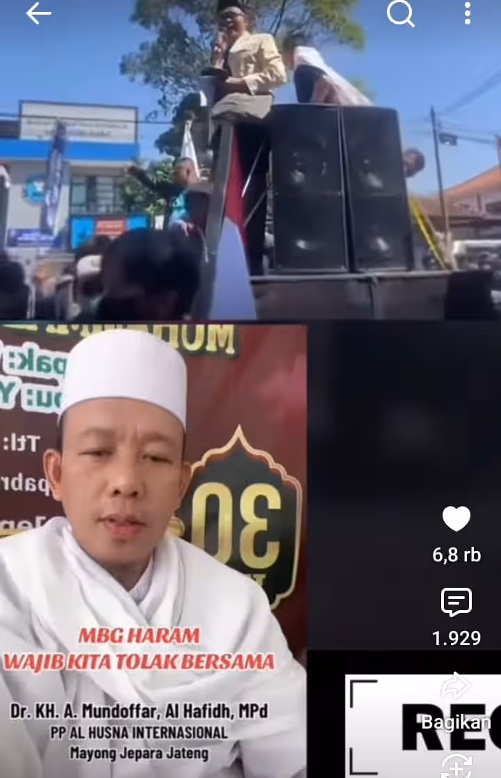 Viral! Pengasuh Ponpes di Jepara Tolak Program Makan Bergizi Gratis, Sebut Haram karena Dugaan Korupsi