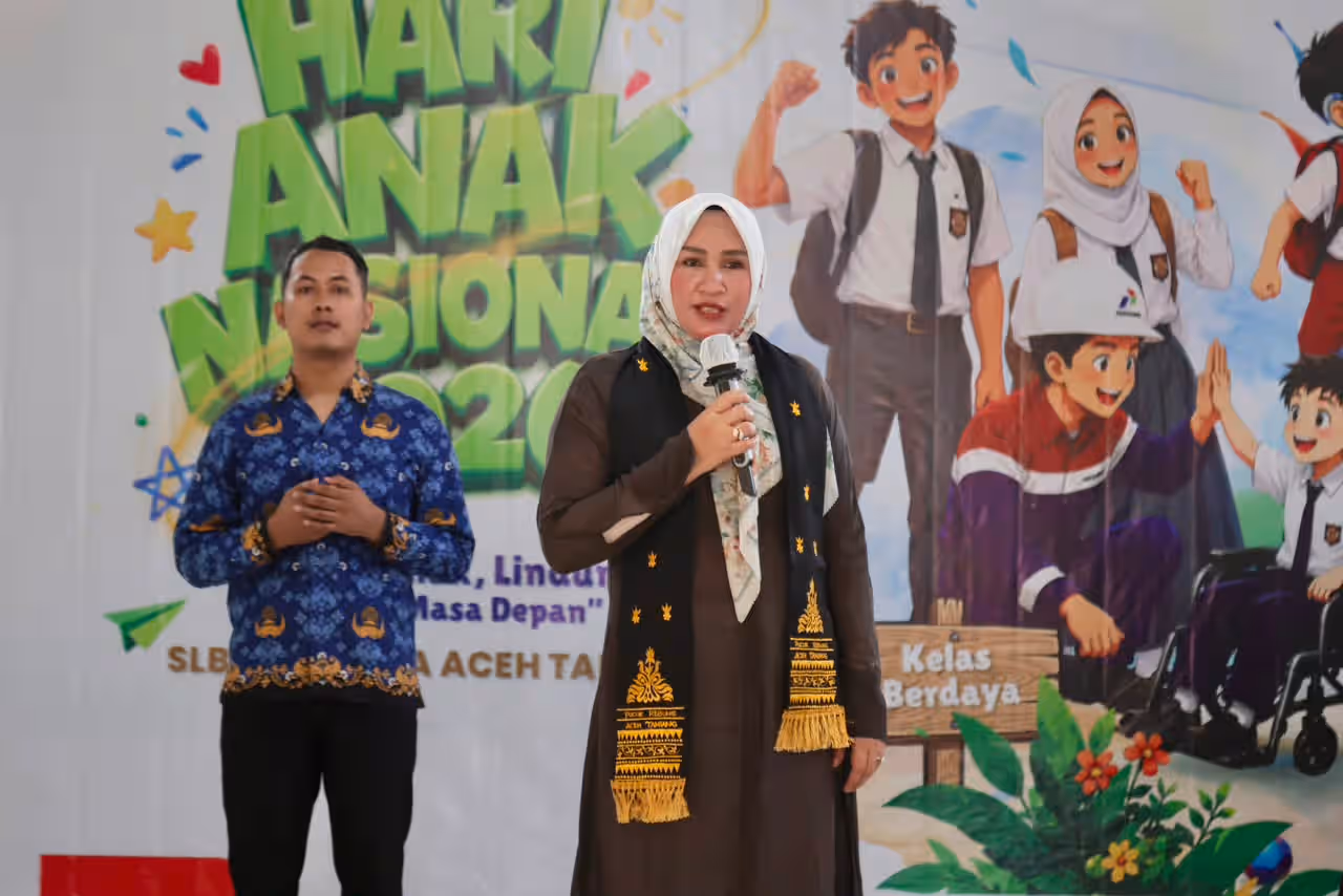Penuh Haru di Hari Anak Nasional, Kak Na Bagikan Kisah Rawat ‘Anak Surga’ Bersama Siswa SLB Aceh Tamiang