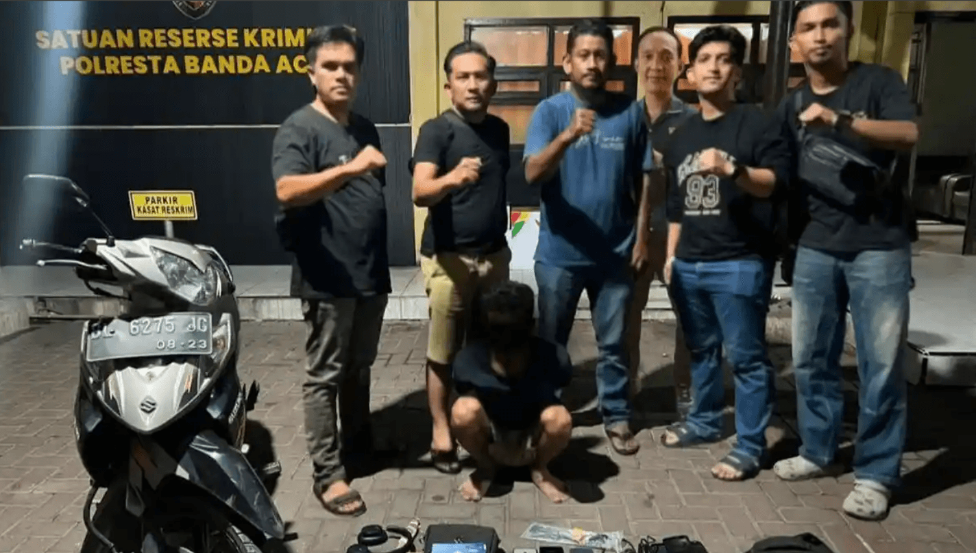 Tak Kapok, Residivis asal Aceh Selatan Kembali Bongkar Rumah Warga di Banda Aceh