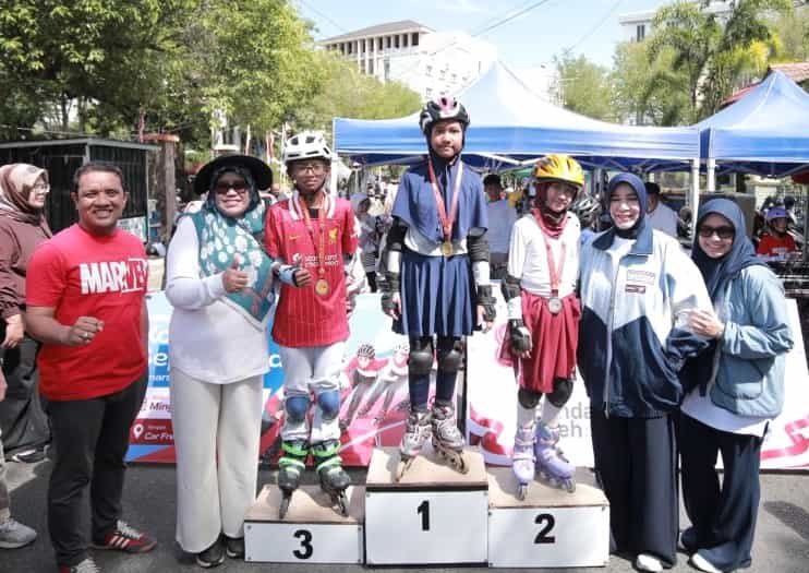 Illiza Tanamkan Nilai Keseimbangan dan Kerja Keras kepada Skater Muda di Banda Aceh