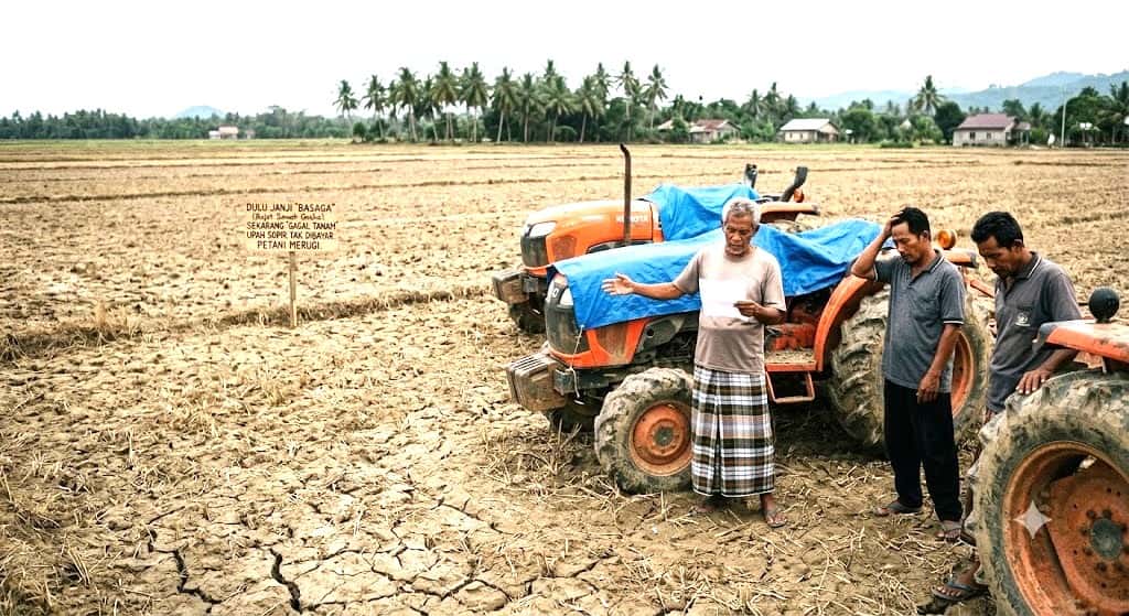 Petani Menjerit Gagal Tanam, Upah Sopir Nunggak: Program BASAGA Aceh Selatan Di Ujung Tanduk