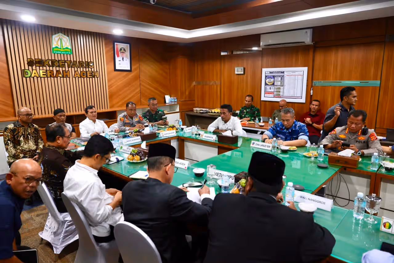 Buntut Kerusuhan Hari Damai Aceh, Forkopimda Gelar Rapat Darurat Hasilkan 6 Rekomendasi