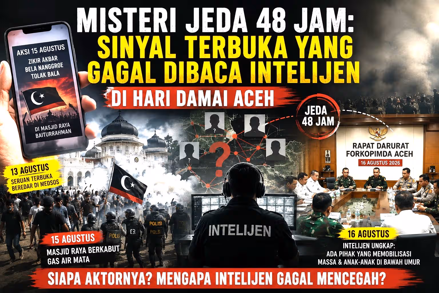 Sinyal Terbuka yang Gagal Dibaca Intelijen Negara di Hari Damai Aceh?