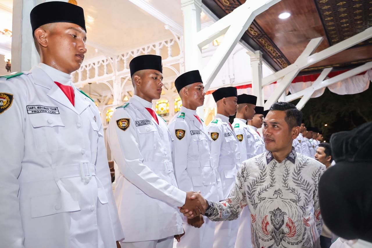 Sekda Aceh Beri Apresiasi Paskibraka 2026: Tugas Usai, Semangat Pengabdian Baru Dimulai