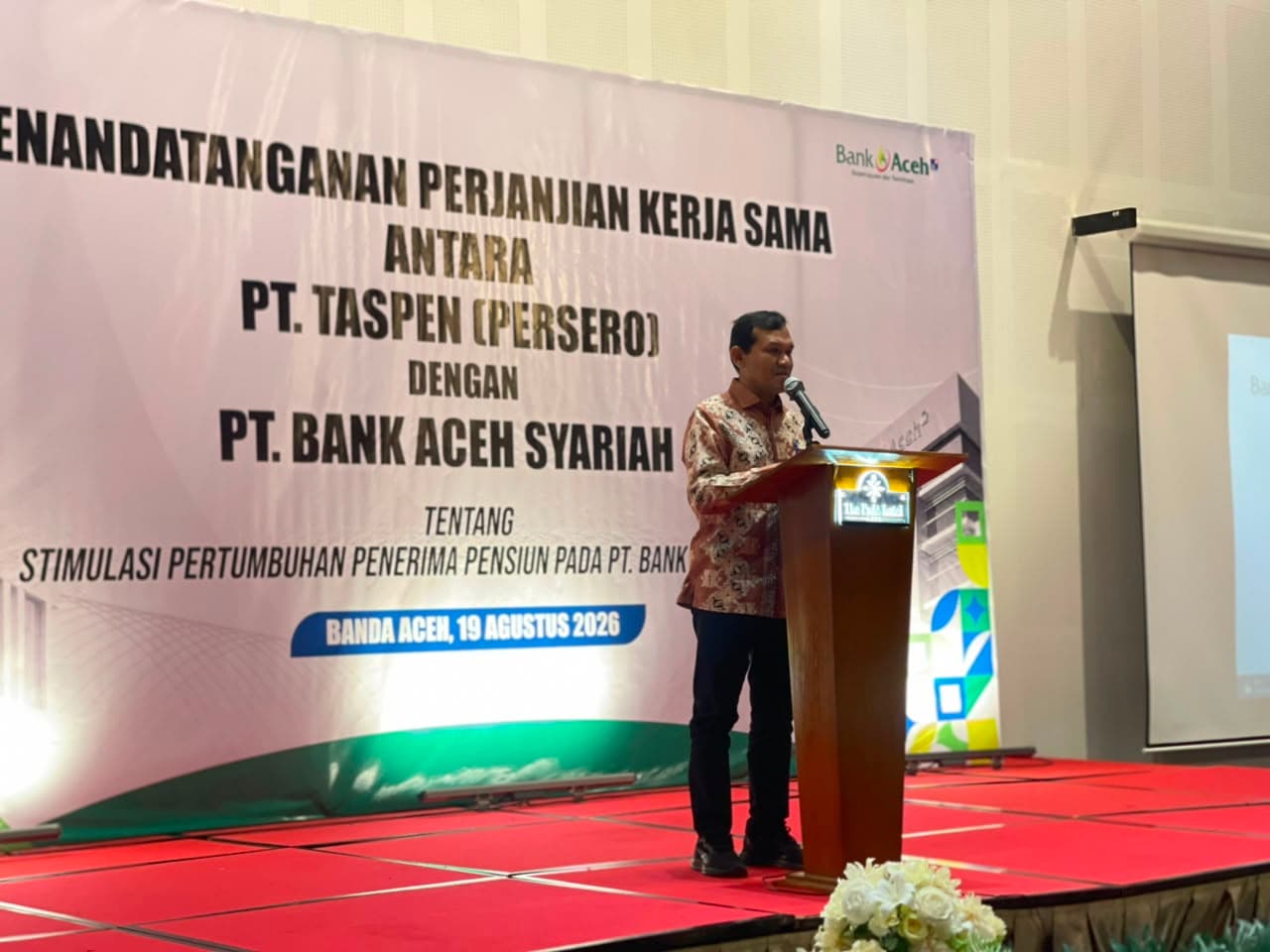 Dukung Syariat Islam, Wagub Aceh Minta PT TASPEN Salurkan Zakat Lewat Baitul Mal