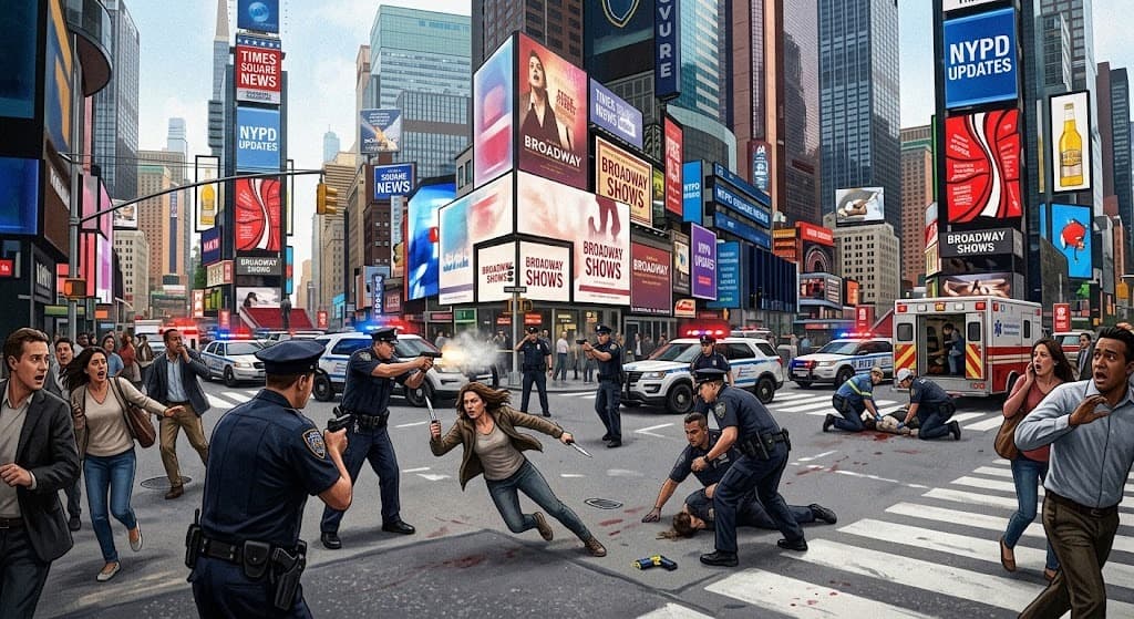 Insiden Berdarah di New York: Pelaku Penikaman Times Square dan Satu Korban Tewas
