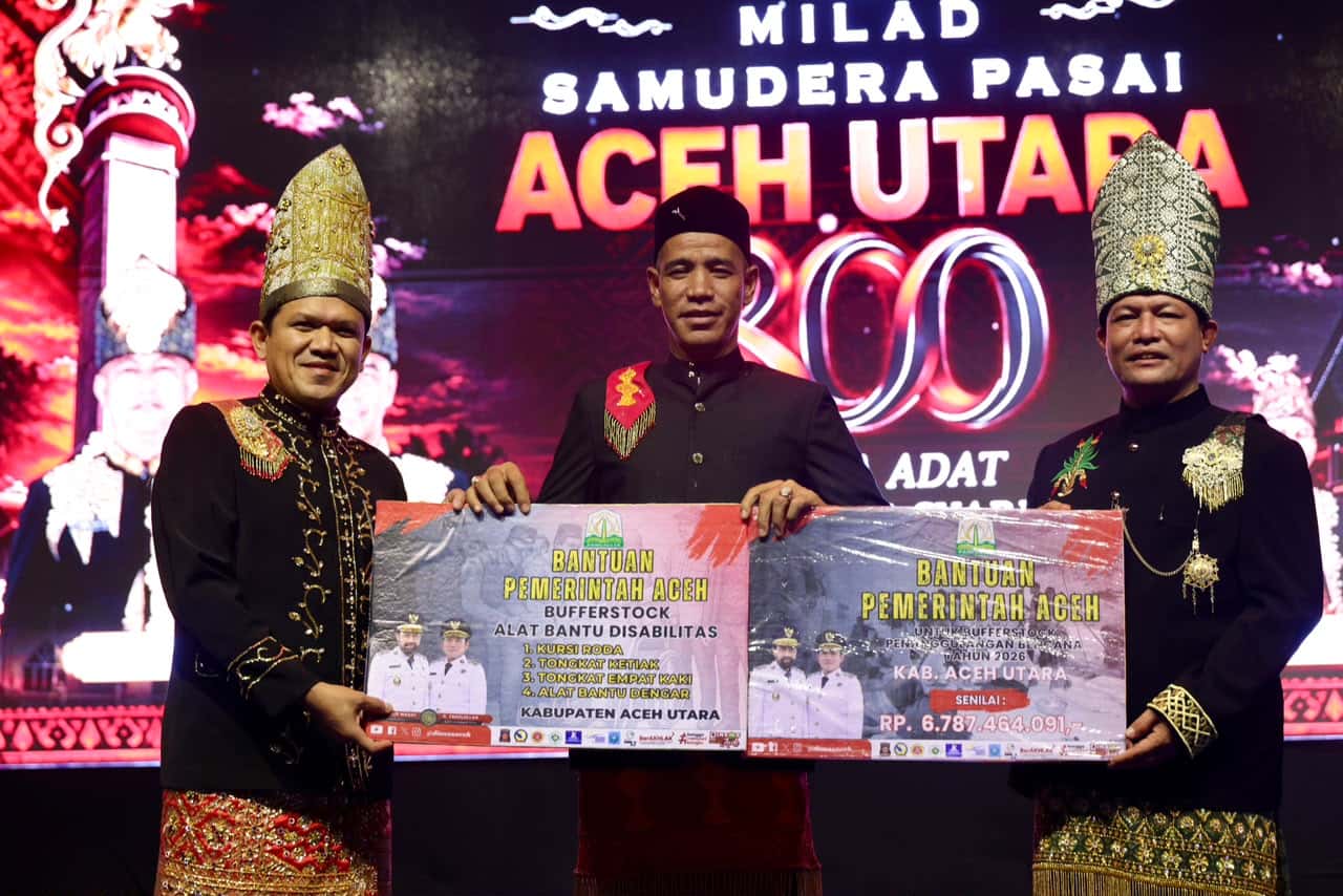 Tutup Milad ke-800 Samudera Pasai, Wagub Dek Fadh Serahkan Bantuan Rp6,78 Miliar untuk Aceh Utara