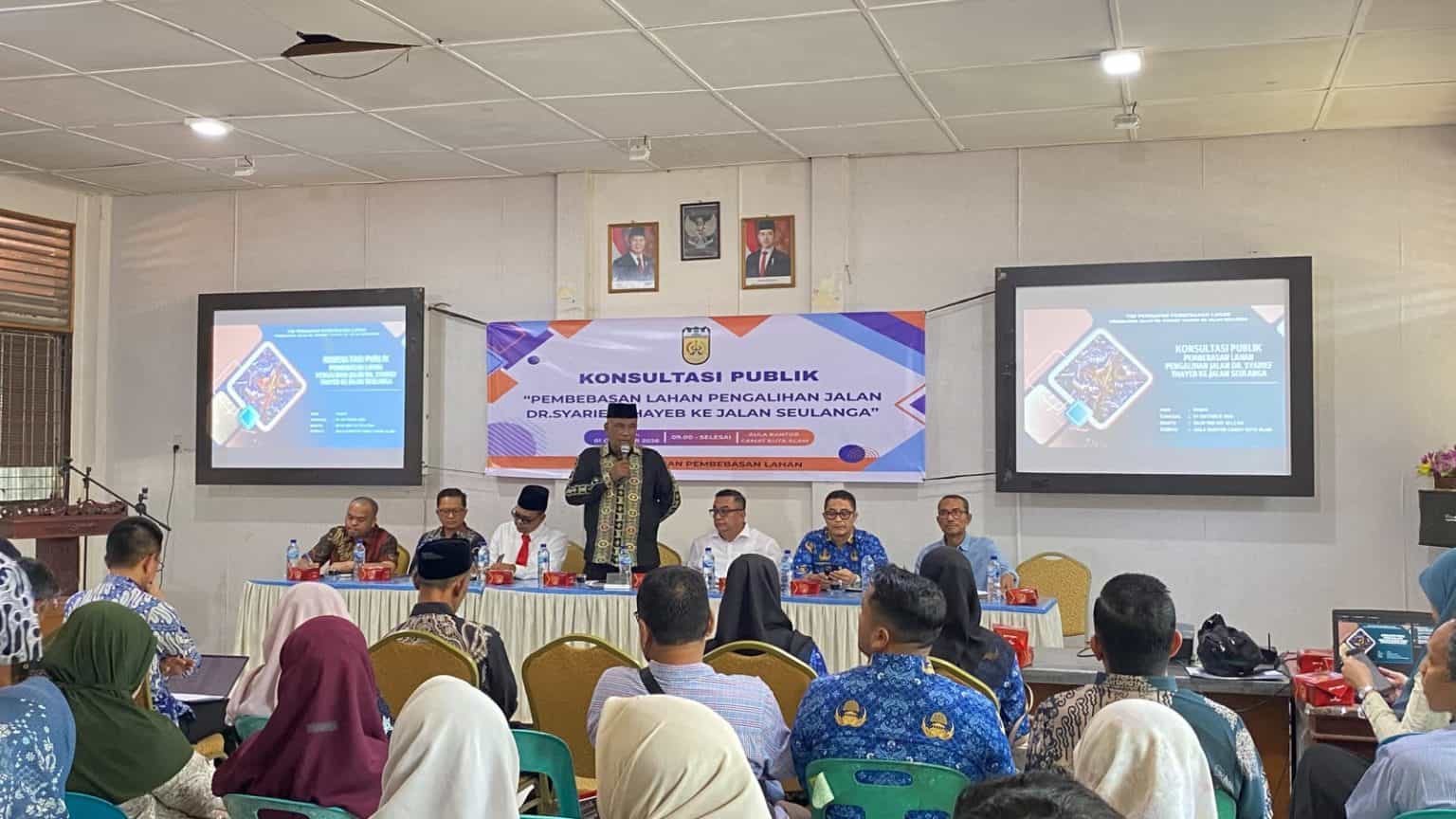 Dukung Perluasan Akses RSUDZA, Pemko Banda Aceh Gelar Konsultasi Publik Pembebasan Lahan Jalan Dr. Syarief Thayeb – Jalan Seulanga