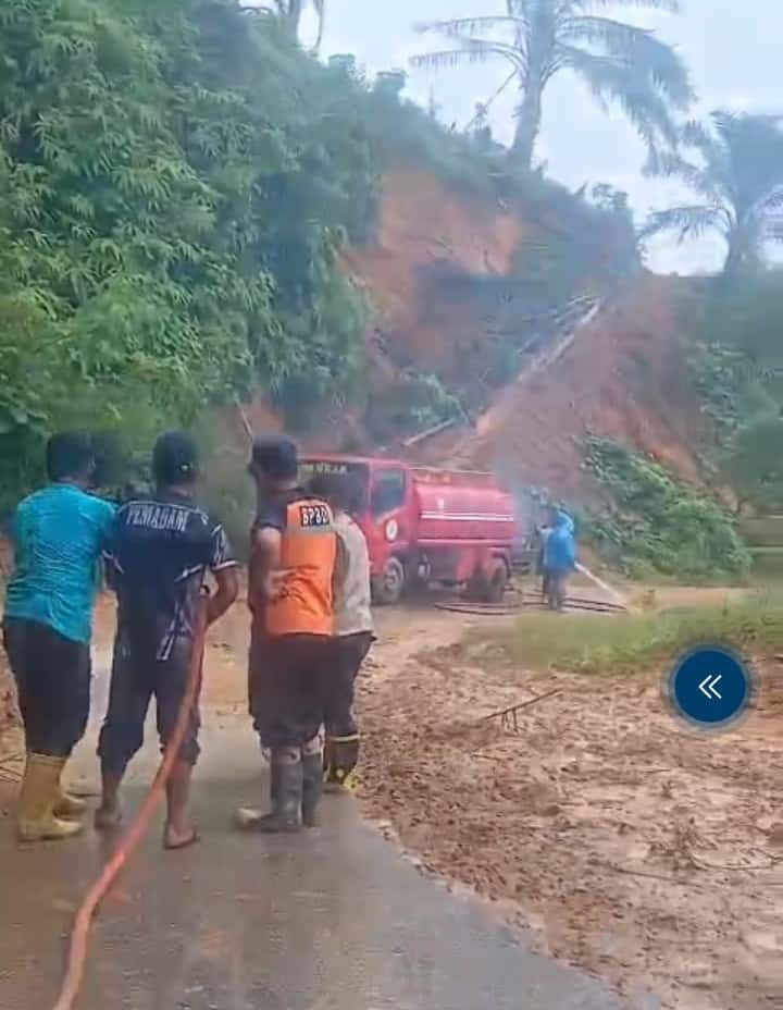 Longsor di Tiga Titik Gunung Pudung Aceh Selatan, BPBD Kerahkan Ekskavator dan Personel Gabungan