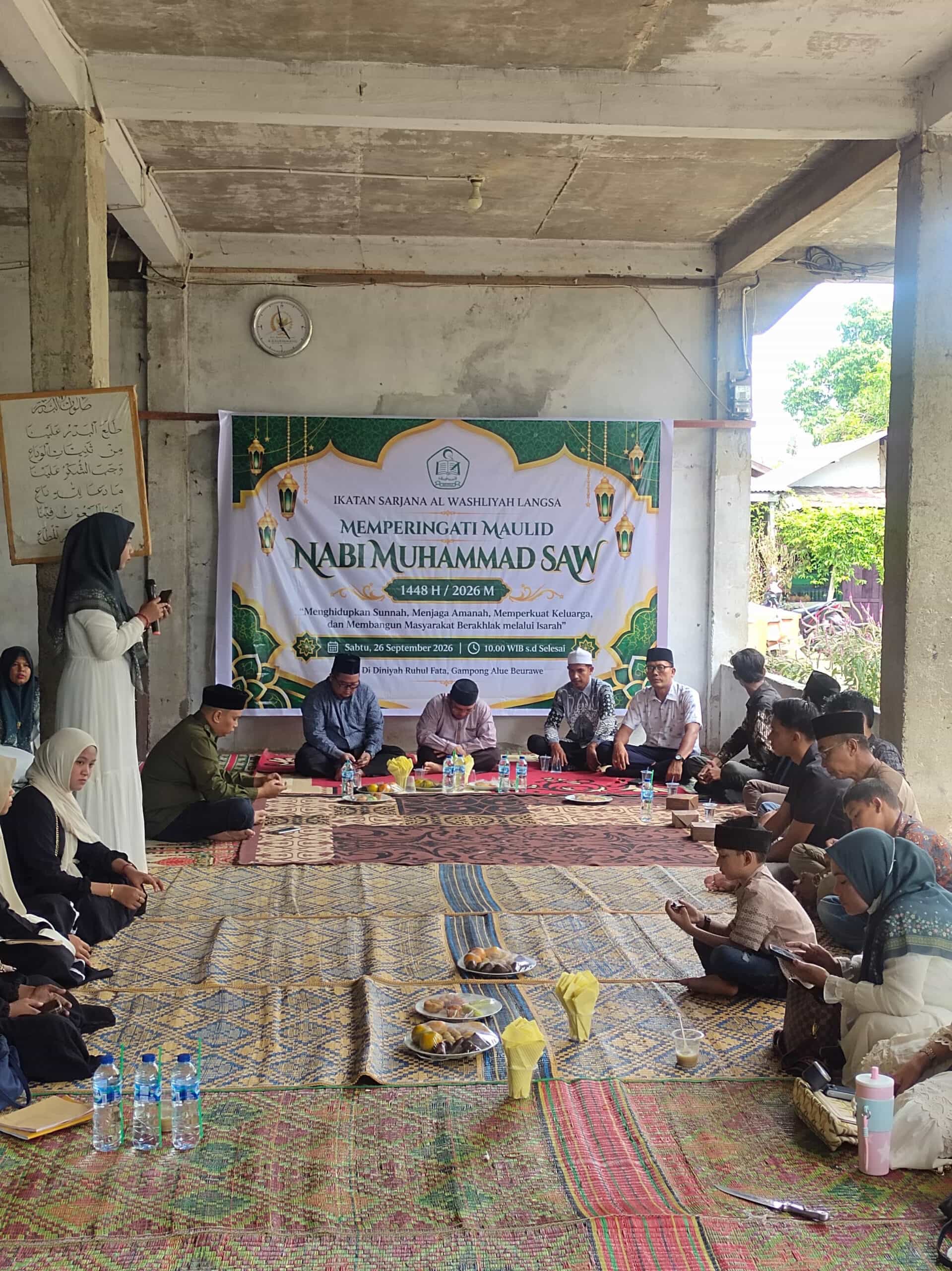 Isarah Langsa Peringati Maulid Nabi, Perkuat Kaderisasi dan Ketahanan Keluarga