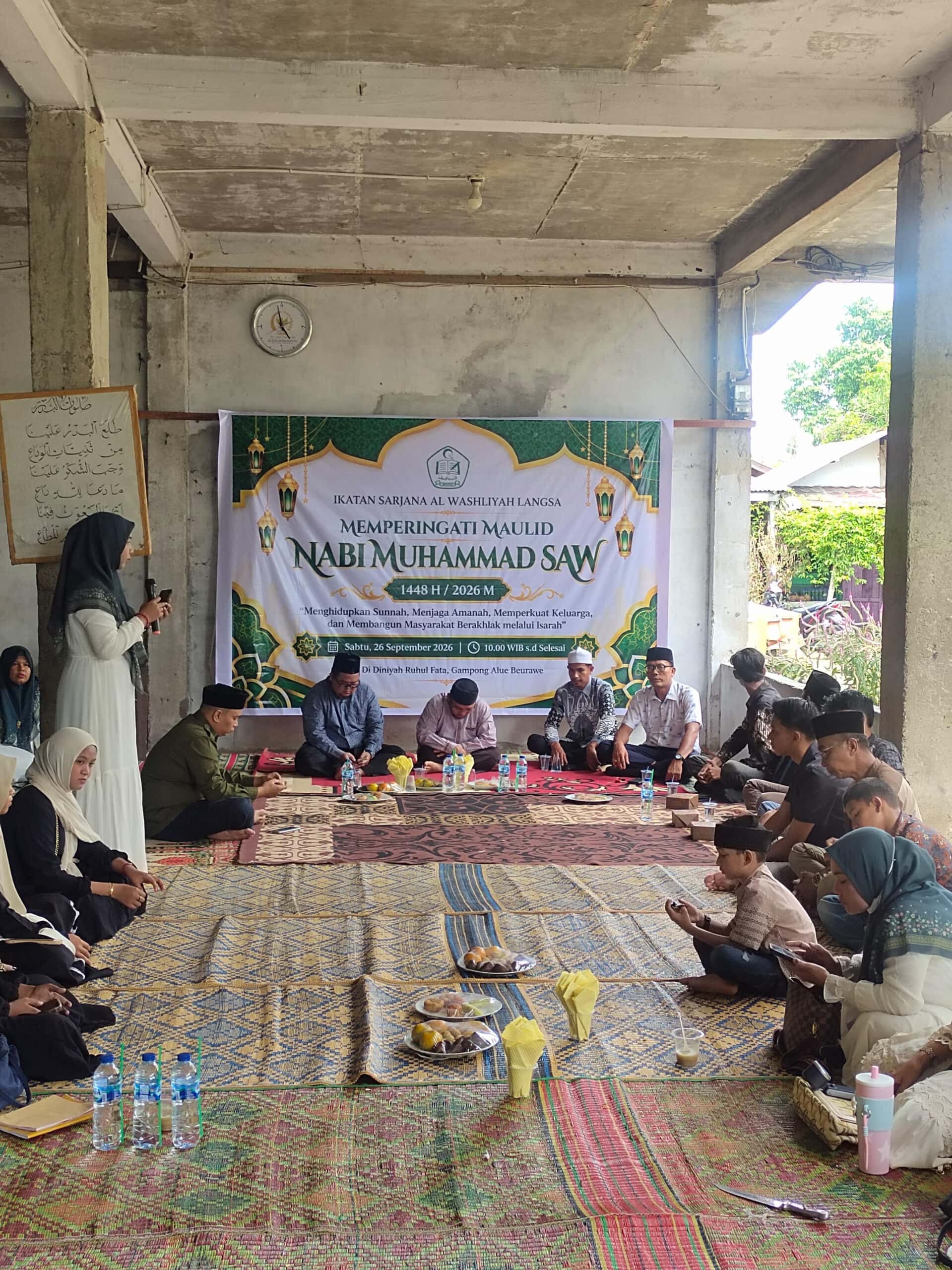 Isarah Langsa Peringati Maulid Nabi, Perkuat Kaderisasi dan Ketahanan Keluarga