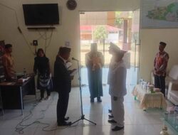 Camat Kluet Selatan Lantik  Dua Penjabat Keuchik, Ini Pesannya