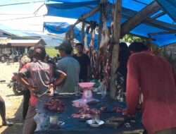 Meugang, Harga Daging Di Aceh Selatan Rp.200 Ribu Per Kilo 