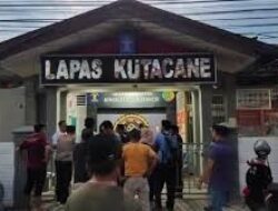 Ini Penyebab 50 Napi Lapas Kutacane Kabur